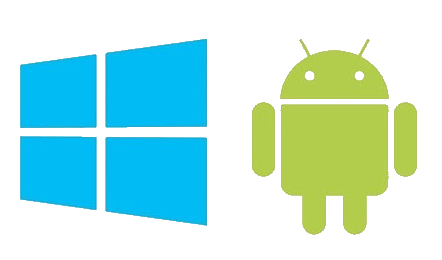 Windows & Android logos