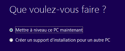 Windows 10 - Mettre &agrave; niveau ce PC