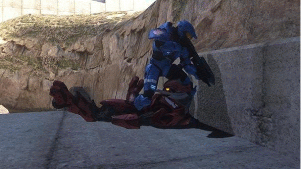 Realistic Teabag in Halo