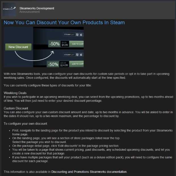 Steam Devs Discount